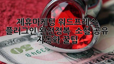 제휴마케팅 워드프레스 플러그인 완전정복! 🚀 소셜 공유 자동화 꿀팁🍯